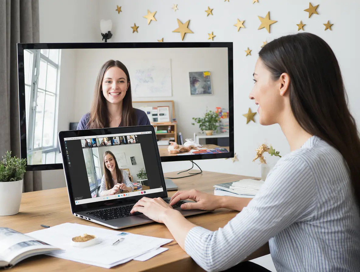 Estudiante universitario recibiendo tutoría de matemáticas online personalizada
